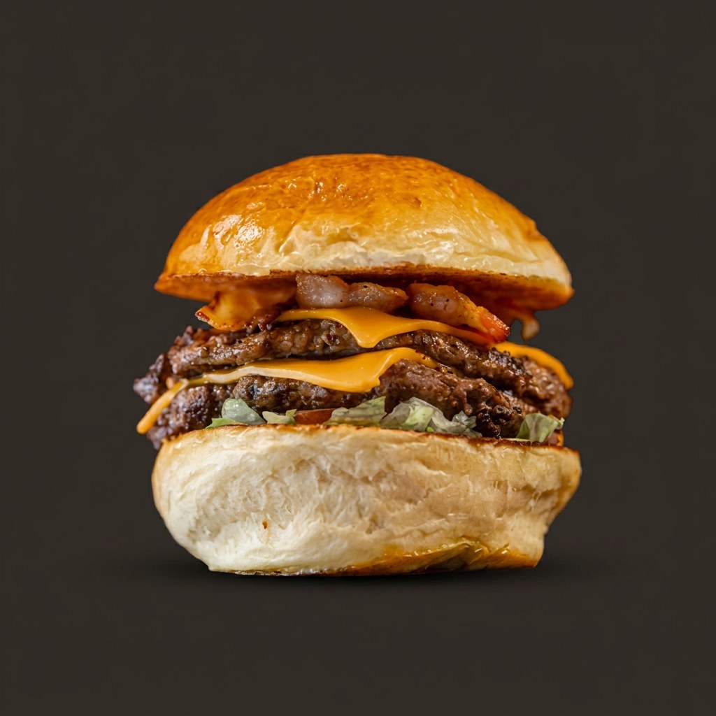 Double Cheeseburger 250gr (Angus, Cordeiro ou Picanha)